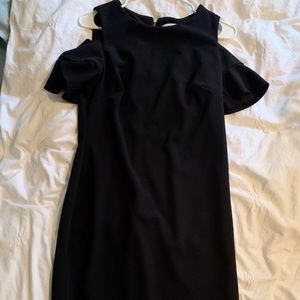 Black Cold Shoulder Dress
